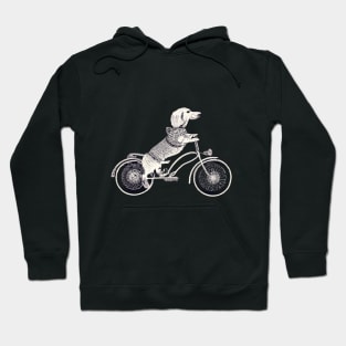 Biking Doxie Hoodie